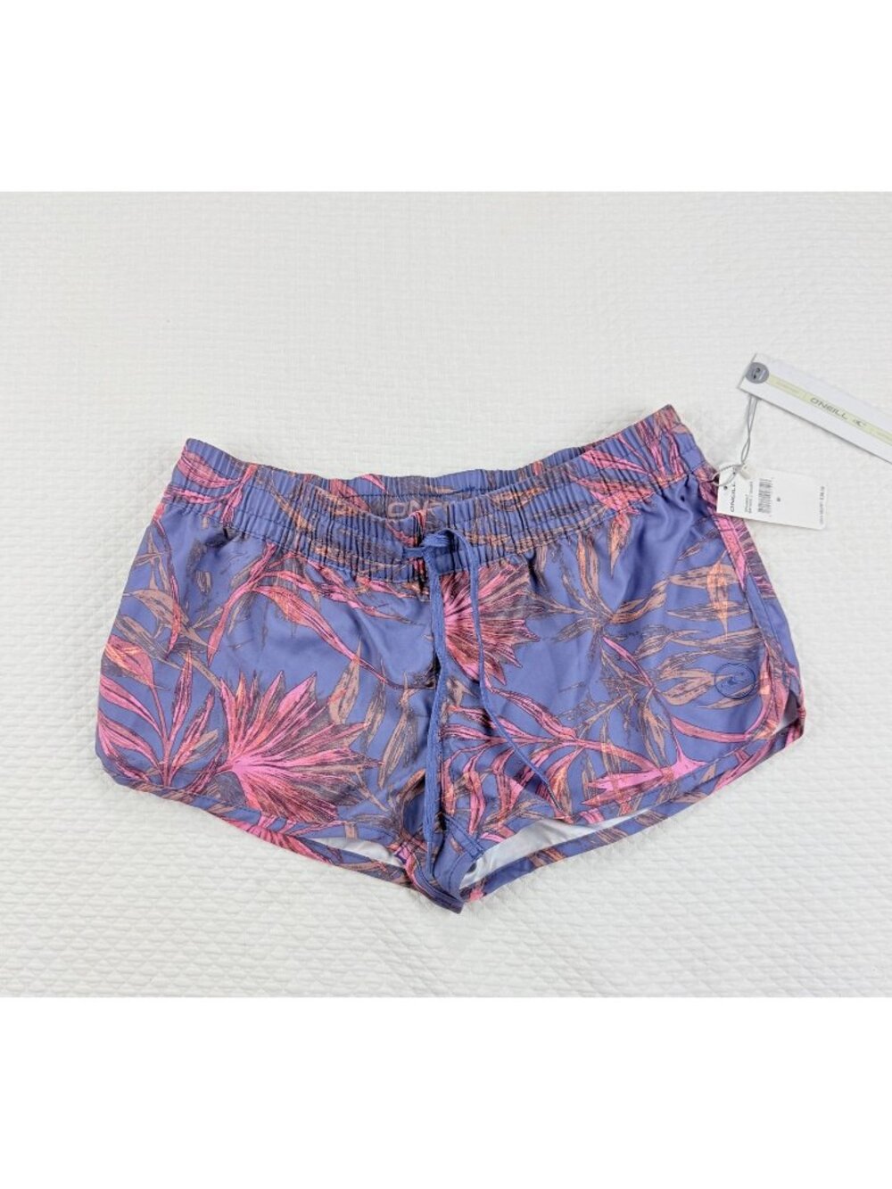 O'Neill Swim Shorts Women's Juniors Medium Faye Bayside Beach Pool Zip Pocket